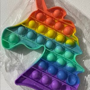 ( lot of 40 ) UNICORN Pop Bubble It Silicone Sensory Fidget.